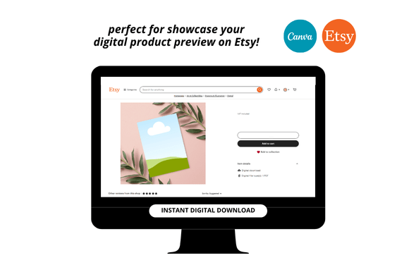 Second Creative Fabrica preview for 30 Invitation Canva Mockup