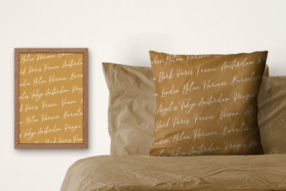 Classy Bissantine Duo shown in an elegant branding example