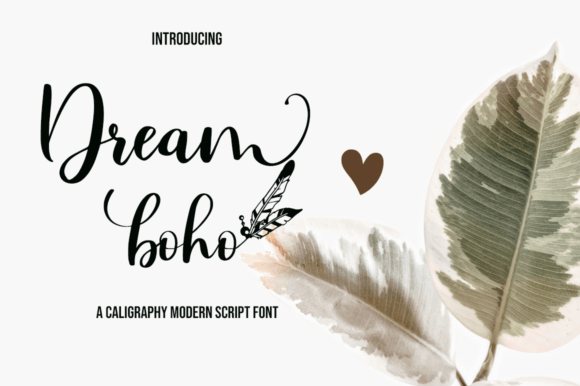Dream Boho decorative font pairing preview