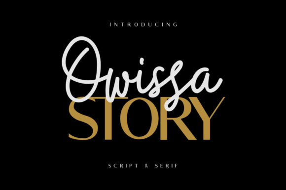 Owissa Story Duo shown in an artistic branding example