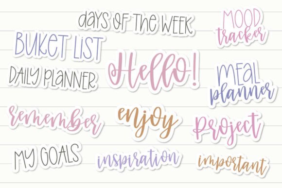 Sundae Script Duo shown in a playful stationery design example