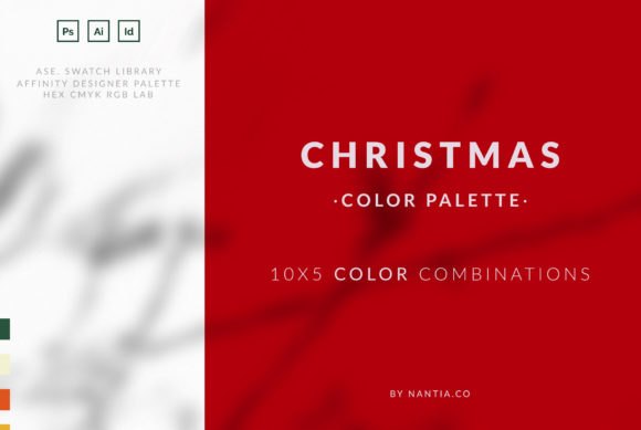 Creative Fabrica preview for Christmas Color Palette