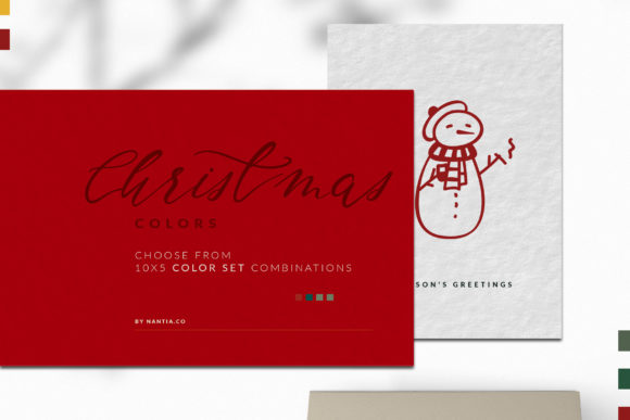 Creative Fabrica preview for Christmas Color Palette