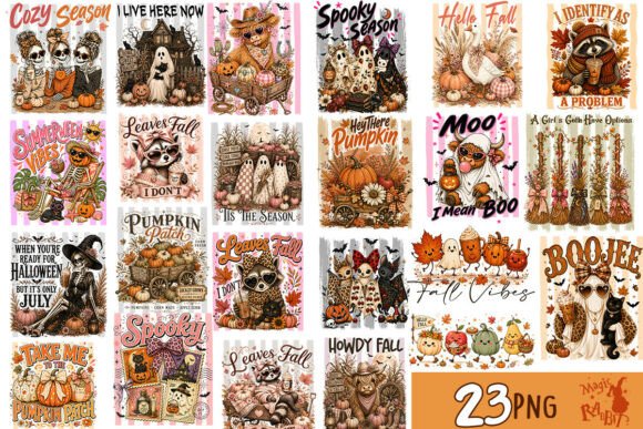 Fall Halloween Sublimation Bundle preview