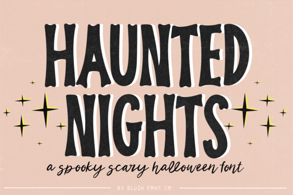 Haunted Nights Font preview