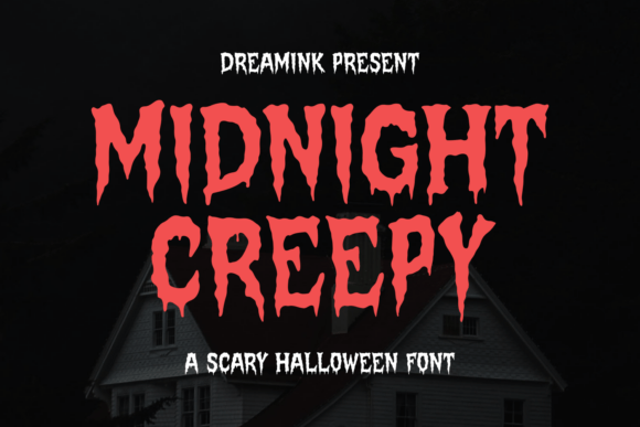 Midnight Creepy Font preview