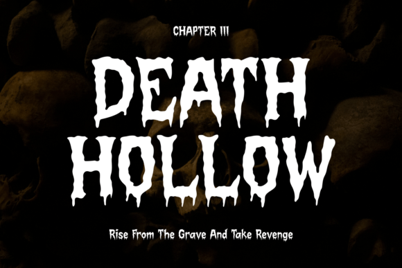 Midnight Creepy Font preview