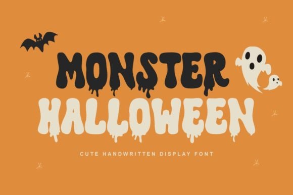 Monster Halloween Font preview