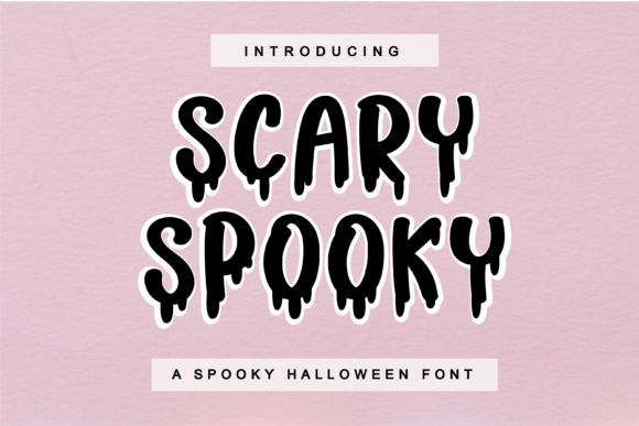 Scary Spooky Font preview