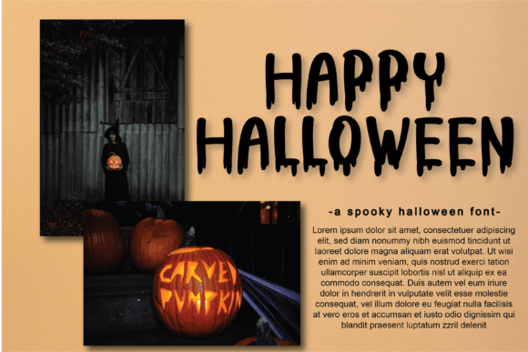 Scary Spooky Font preview
